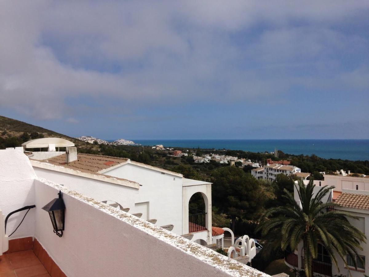 Apartamento Dos Terrazas, Vistas Al Mar. Piscina Peñíscola Extérieur photo